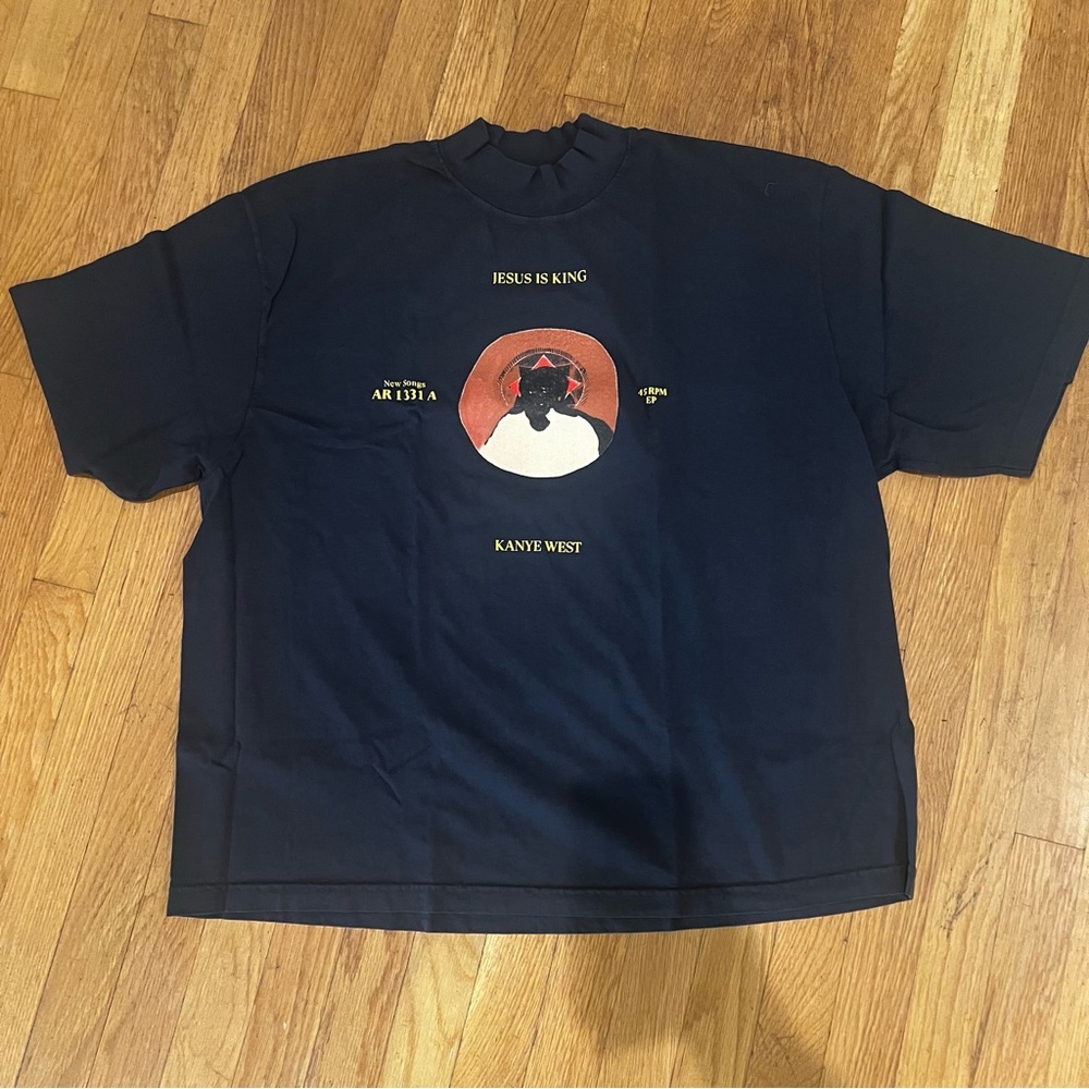 Jesus is King 45 Tshirt. Black. Size Large. Never Been Worn.